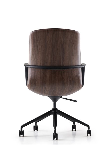 Конференц-крісло KRESLALUX FK016-B12 BROWN, шкіряне
