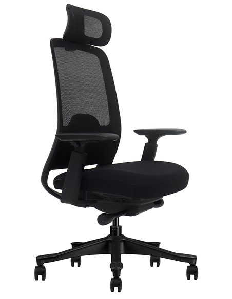 Кресло KRESLALUX V3-BH BLACK, эргономичное
