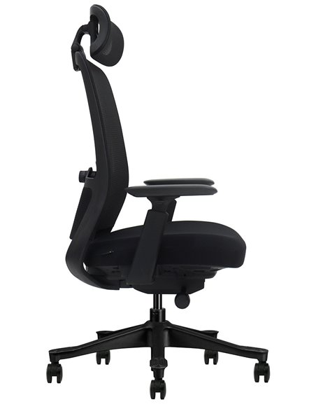 Кресло KRESLALUX V3-BH BLACK, эргономичное