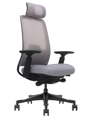 Кресло KRESLALUX V3-BH GREY, эргономичное