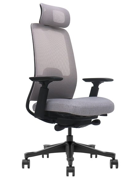Кресло KRESLALUX V3-BH GREY, эргономичное