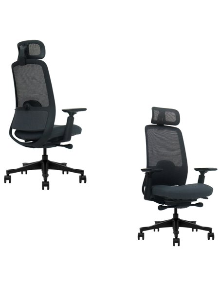 Кресло KRESLALUX V3-BH GREY, эргономичное