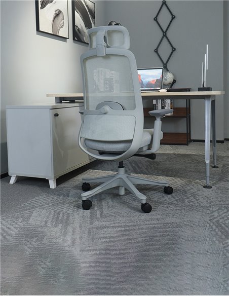 Кресло KRESLALUX V3-GH WHITE, эргономичное