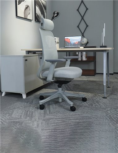 Кресло KRESLALUX V3-GH WHITE, эргономичное