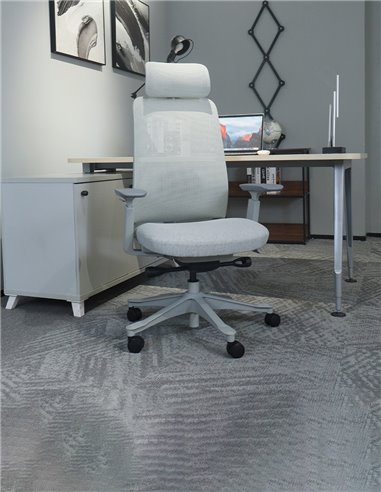Кресло KRESLALUX V3-GH WHITE, эргономичное