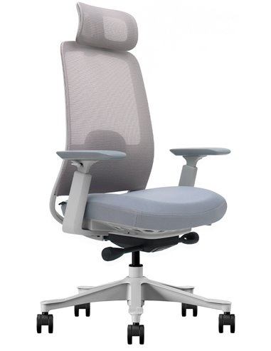 Кресло KRESLALUX V3-GH GREY, эргономичное