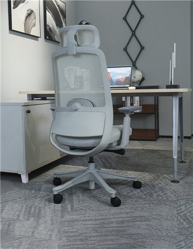 Крісло KRESLALUX V3-GH GREY, ергономічне