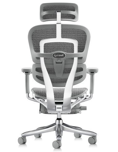 Кресло ERGOHUMAN LUXURY SE (EHSE-AB-HAM-5D-ST-D, сетка W945-24 White), эргономичное