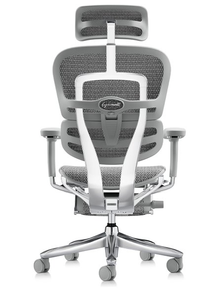 Кресло ERGOHUMAN LUXURY SE (EHSE-AB-HAM-5D-ST-D, сетка W945-24 White), эргономичное