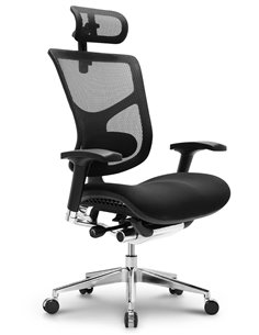 Кресло HOOKAY STAR 2 BLACK (HST2MF01), эргономичное, с тканевым сиденьем