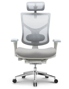 Крісло HOOKAY STAR 2 GREY (HST2MF01-NG), ергономічне, з тканинним сидінням 2