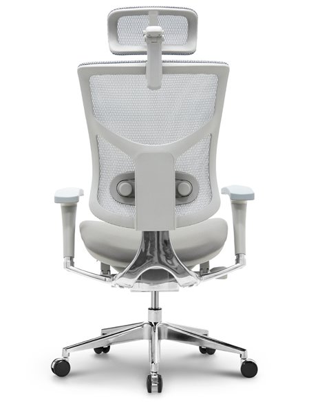 Крісло HOOKAY STAR 2 GREY (HST2MF01-NG), ергономічне, з тканинним сидінням