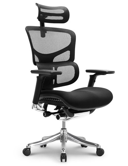 Крісло HOOKAY SAIL 2 BLACK (SA2MF01), ергономічне, із тканинним сидінням