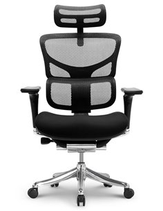 Крісло HOOKAY SAIL 2 BLACK (SA2MF01), ергономічне, із тканинним сидінням 2