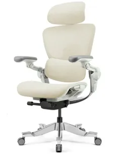 Fotoliu HINOMI H2 PRO CREAM WHITE, ergonomic - Cumpara in magazinul online KRESLALUX Moldova