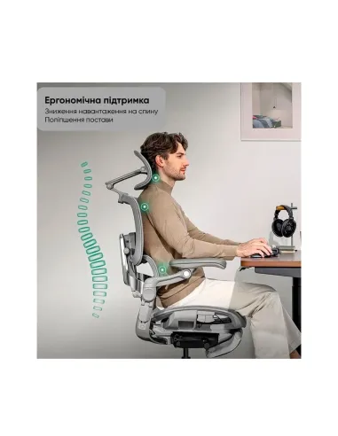Fotoliu HINOMI H2 PRO MINT, ergonomic - Cumpara in magazinul online KRESLALUX Moldova