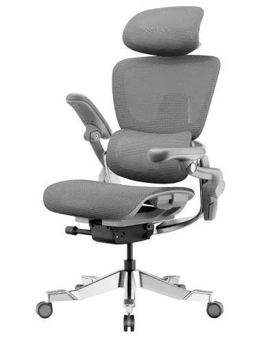 Fotoliu HINOMI H2 PRO MOON GREY, ergonomic - Cumpara in magazinul online KRESLALUX Moldova