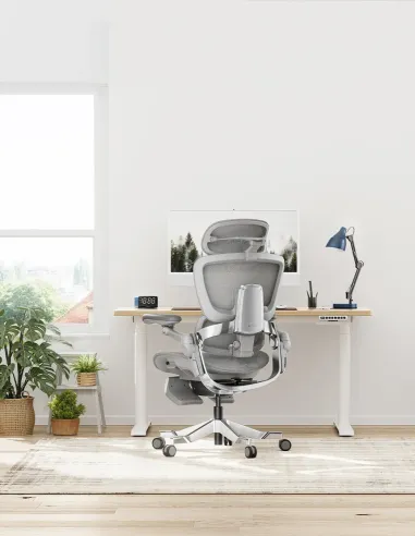 Fotoliu HINOMI H2 PRO MOON GREY, ergonomic - Cumpara in magazinul online KRESLALUX Moldova
