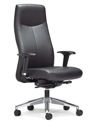 Кресло ROVO XL 5910A для руководителя, кожаное