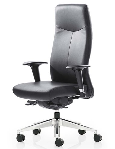 Кресло ROVO XL 5910A для руководителя, кожаное