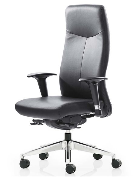 Кресло ROVO XL 5910A для руководителя, кожаное