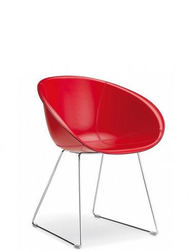 Стул PEDRALI GLISS 930 кожаное