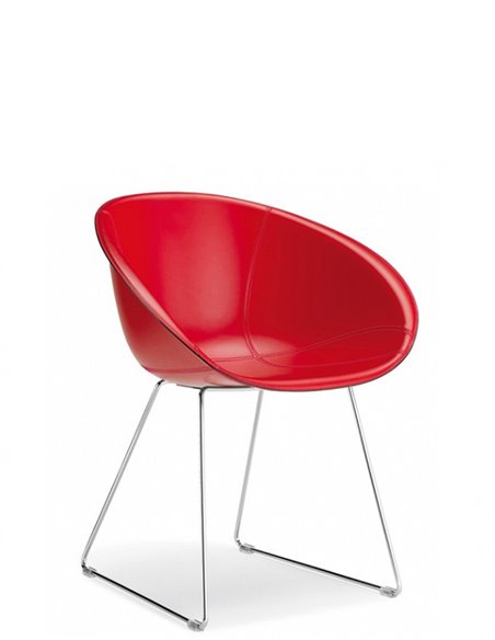 Стул PEDRALI GLISS 930 кожаное