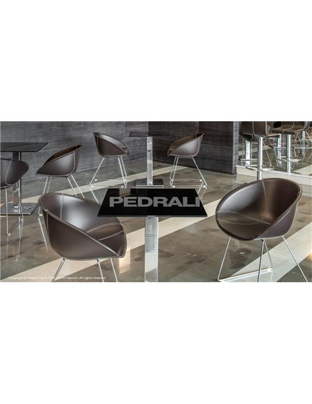 Стул PEDRALI GLISS 930 кожаное