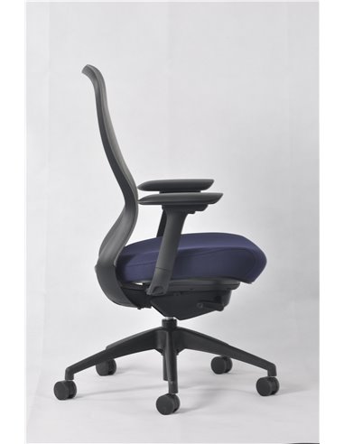 Кресло KRESLALUX IN-POINT GREY-BLUE эргономичное