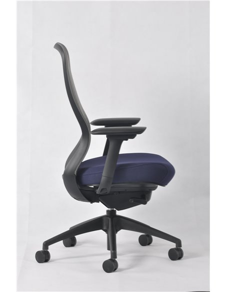 Кресло KRESLALUX IN-POINT GREY-BLUE эргономичное