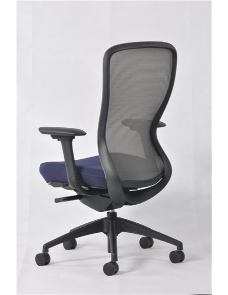 Кресло KRESLALUX IN-POINT GREY-BLUE эргономичное