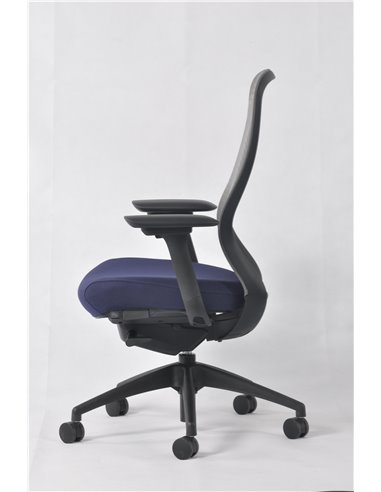 Кресло KRESLALUX IN-POINT GREY-BLUE эргономичное