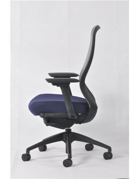 Кресло KRESLALUX IN-POINT GREY-BLUE эргономичное