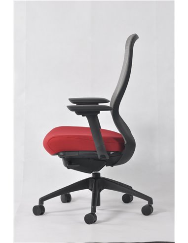 Кресло KRESLALUX IN-POINT GREY-RED эргономичное