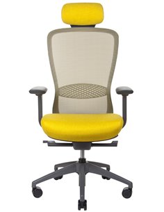 Кресло KRESLALUX IN-POINT (GREY + M62002), эргономичное 2