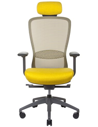 Кресло KRESLALUX IN-POINT (GREY + M62002), эргономичное