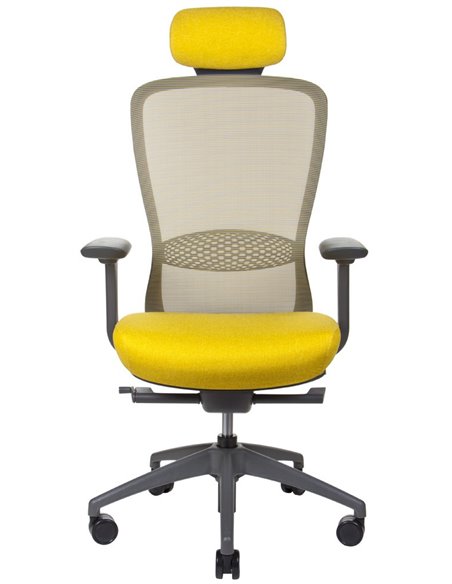 Кресло KRESLALUX IN-POINT (GREY + M62002), эргономичное