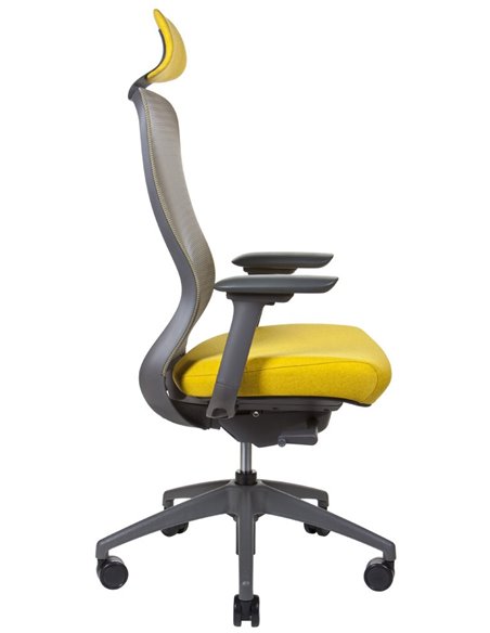 Кресло KRESLALUX IN-POINT (GREY + M62002), эргономичное