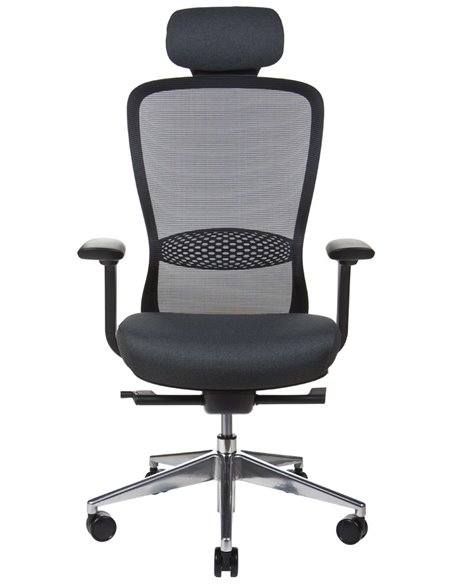 Кресло KRESLALUX IN-POINT ALU BASE (BLACK + M60999), эргономичное