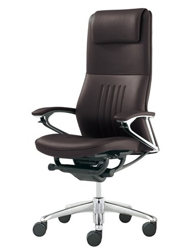 Кресло OKAMURA LEGENDER для руководителя, люкс класса, кожаное