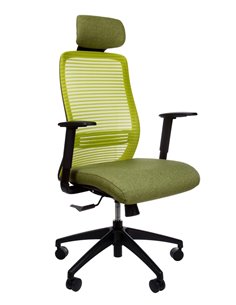 Кресло KRESLALUX ERA GREEN эргономичное, для руководителя