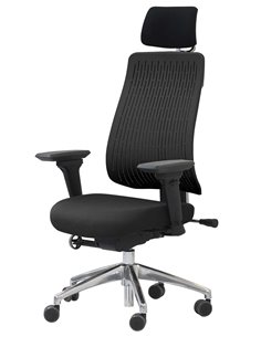 Кресло COM-PRO TRULY BLACK, эргономичное, с подголовником 2
