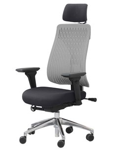 Кресло COMF-PRO TRULY GREY, эргономичное, с подголовником 2