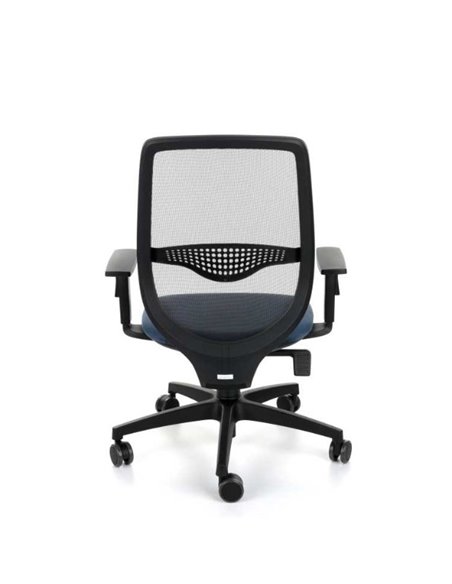 Кресло GROSPOL ZUMA Black/Blue для оператора