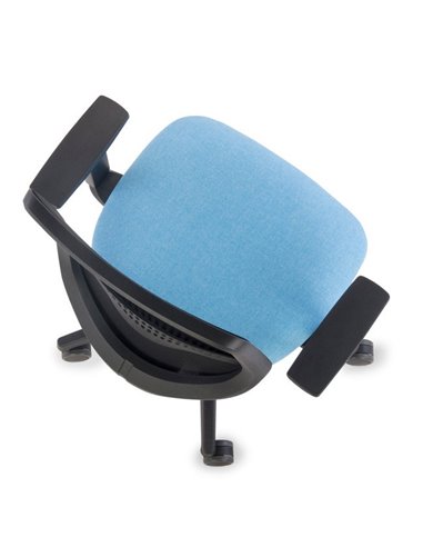 Кресло GROSPOL ZUMA Black/Blue для оператора