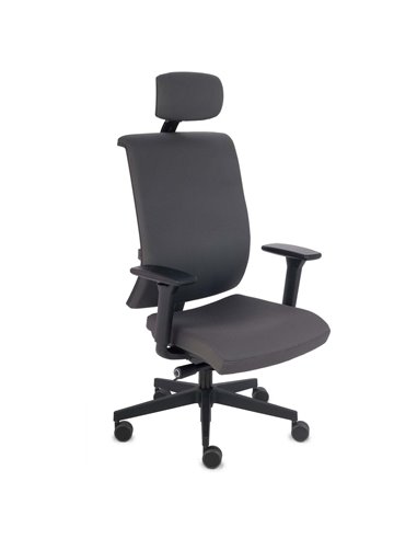 Кресло GROSPOL LEVEl BT HD BLACK для оператора