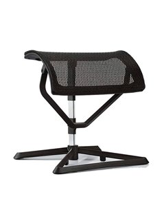 Подставка для ног COMFORT OTTOMAN BLACK с регулировкой высоты, сетчатая