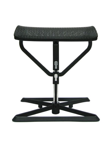 Підставка для ніг COMFORT OTTOMAN BLACK з регулюванням висоти, сітчаста