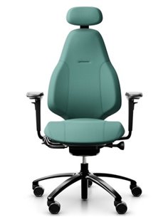 Кресло FLOKK RH MEREO 220 BLACK эргономичное, тканевое (Nexus)