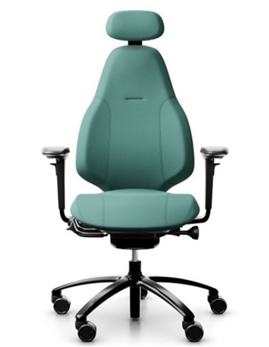 Кресло FLOKK RH MEREO 220 BLACK эргономичное, тканевое (Nexus)